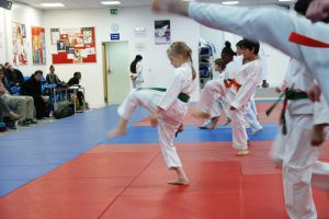 Student Training at South London Karate Club