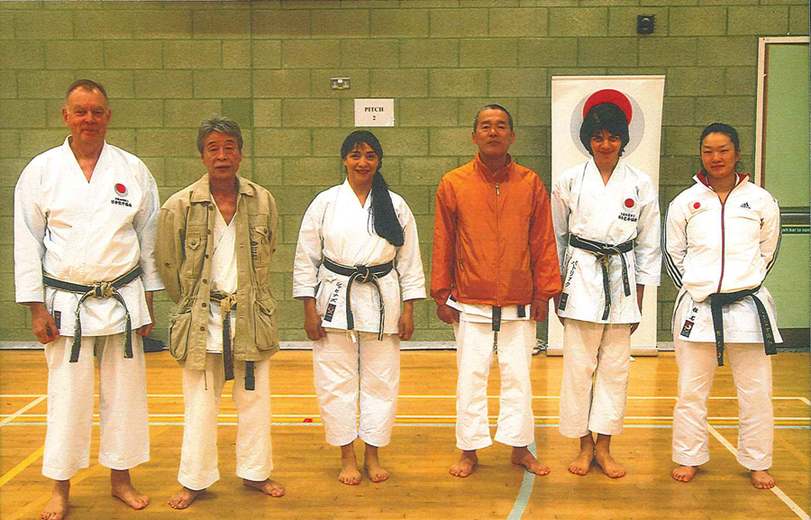 Sensei Martin with the Visiting Instructors and Shahinaz and Patrick of SLSKC