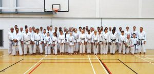 July 2018 Sensei Martin at the East London Club for their summer grading and training session